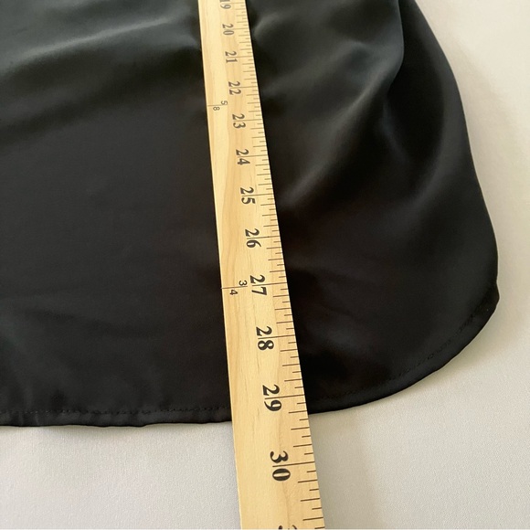 INC International Concepts Black Short Sleeve Blouse - Sz 2X Plus Size - Picture 8 of 8